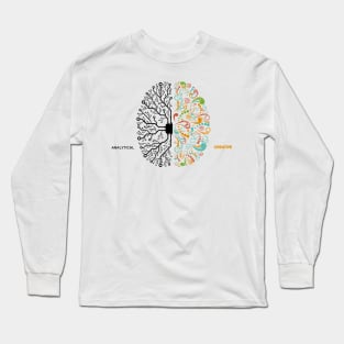 Creative and analytic brain Long Sleeve T-Shirt